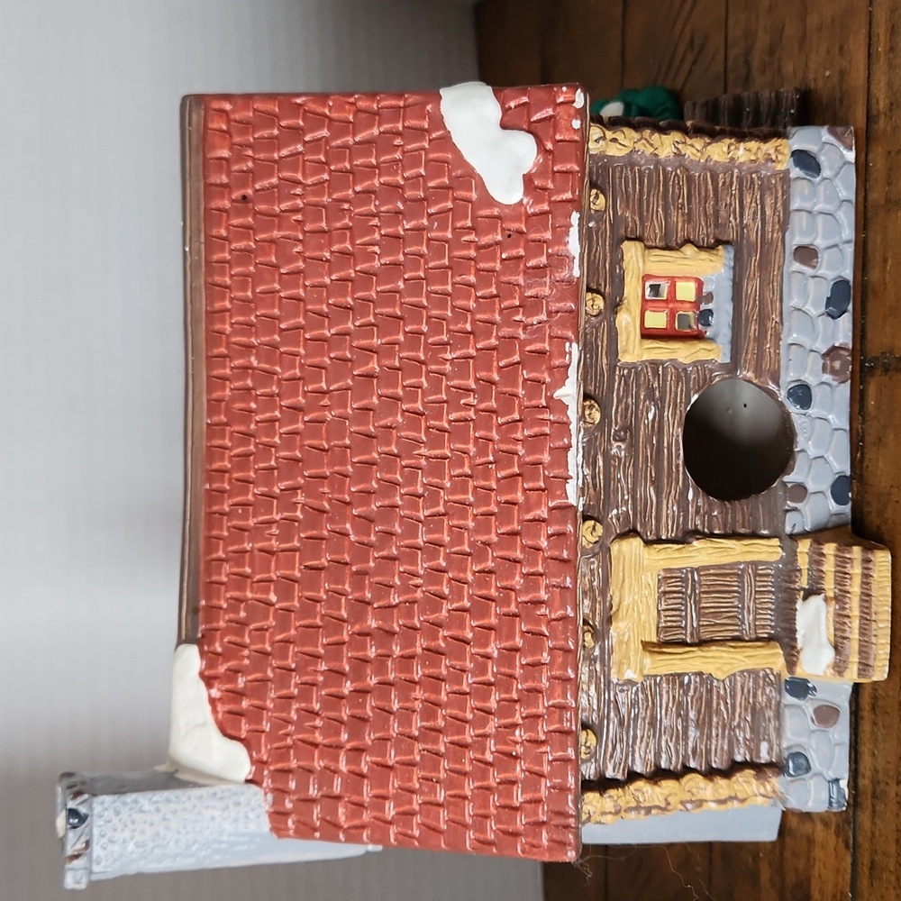 Pinewood Log Cabin Dept 56 Snow Village - Picture 4 of 7